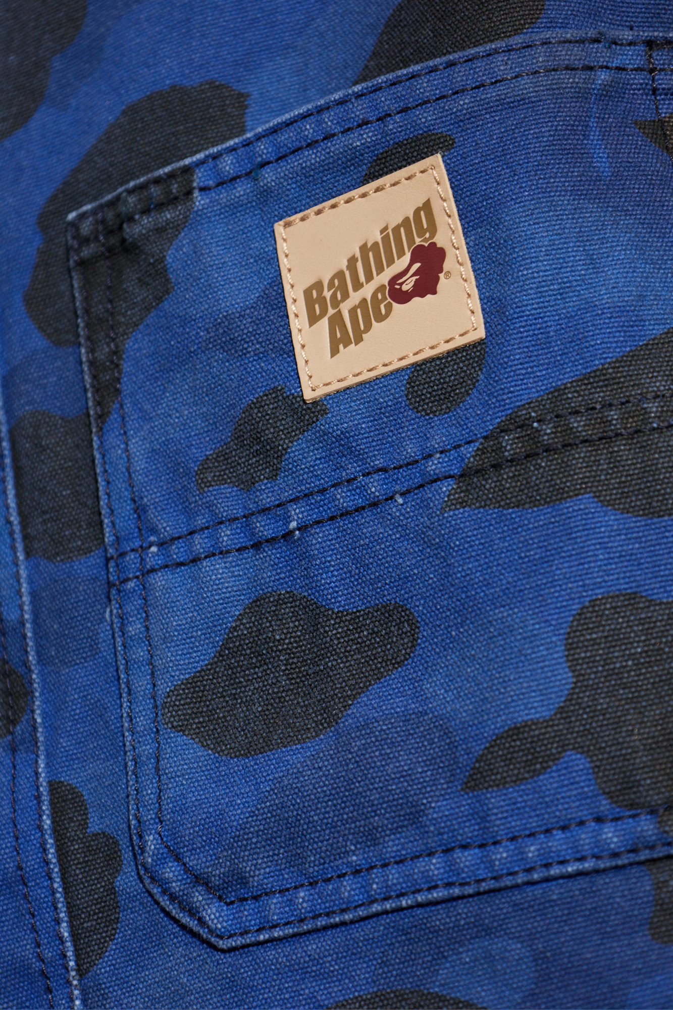 A BATHING APE® Denim shirt with logo | Men's | Vitkac